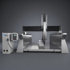 Italy Hiteco 17kw 3D 5 Axis Milling Machine for Yacht Boat Car Aircraft Molds on Wood Fiberglass Composite EPS Foam Plastic