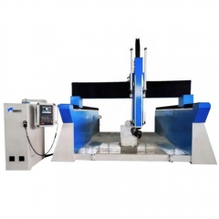 Italy Hiteco 17kw 3D 5 Axis Milling Machine for Yacht Boat Car Aircraft Molds on Wood Fiberglass Composite EPS Foam Plastic