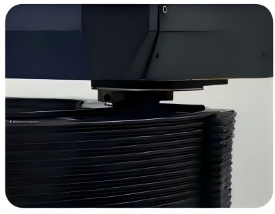 high-flow screw extrusion design nozzle in 3d printer 