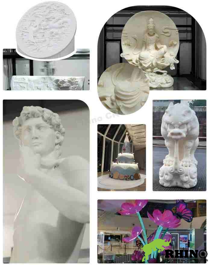 Sculpture Art made by 3d printer 