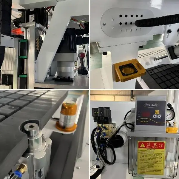 detail parts of wood atc cnc machine 