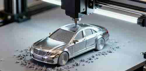 large bed 3d printer for car model 