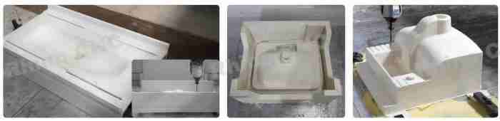  Living Bathroom Models made by Industrial 3d printer 
