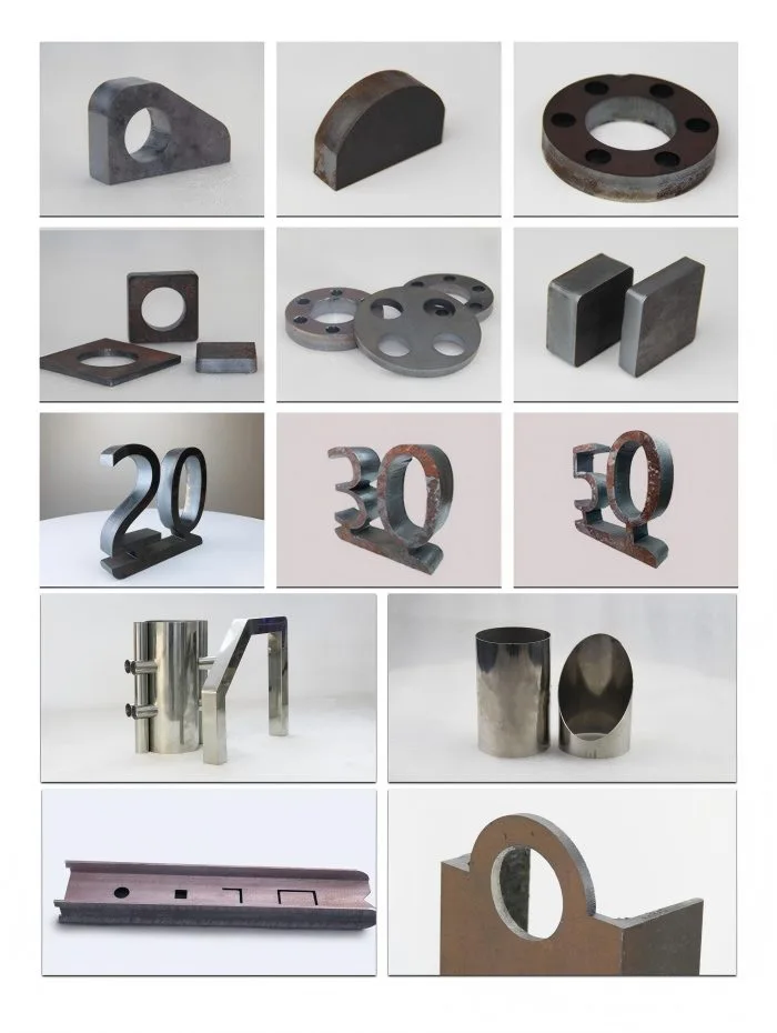 10-20mm steel cutting sample 