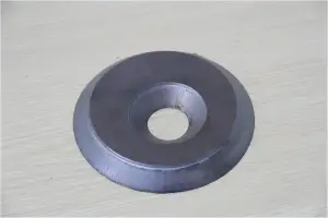 45 degree cutting sample by 5 axis fiber cutter 
