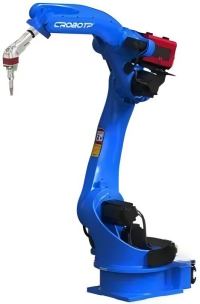 robot arm in laser welding machine 