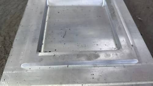 aluminum mold made by cnc metal milling machine 