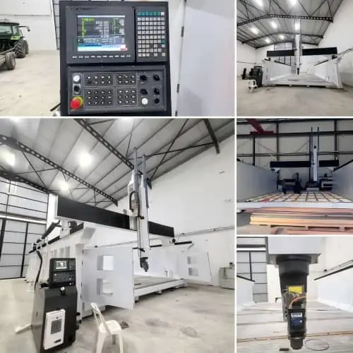 Rhino 5 axis cnc router installation in Turkey