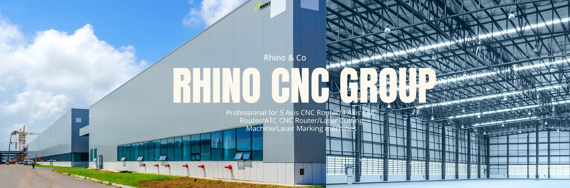 Rhino CNC Machine Factory Professional for 5 Axis CNC Machine Production
