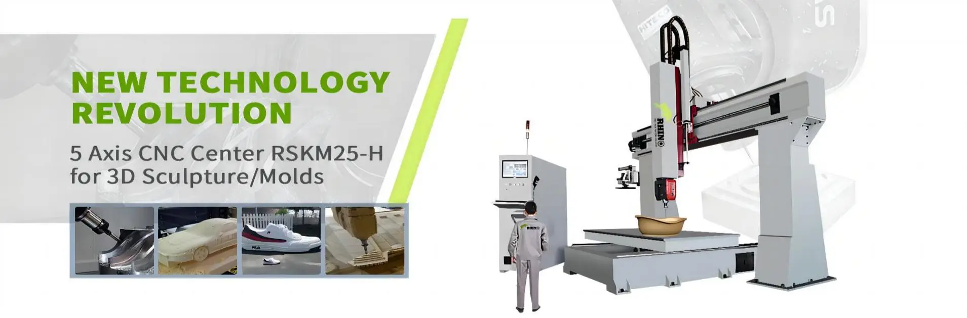 Rhino CNC Machine Factory Professional for 5 Axis CNC Machine Production