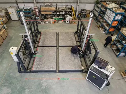 large size foam hot wire cutting machine photo