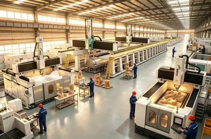 Rhino 5 axis cnc machine factory 