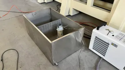 water tank in stone cnc machine