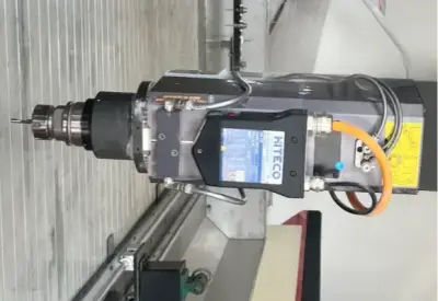 Hiteco 15kw water cooling spindle used in 4 axis stone cutter