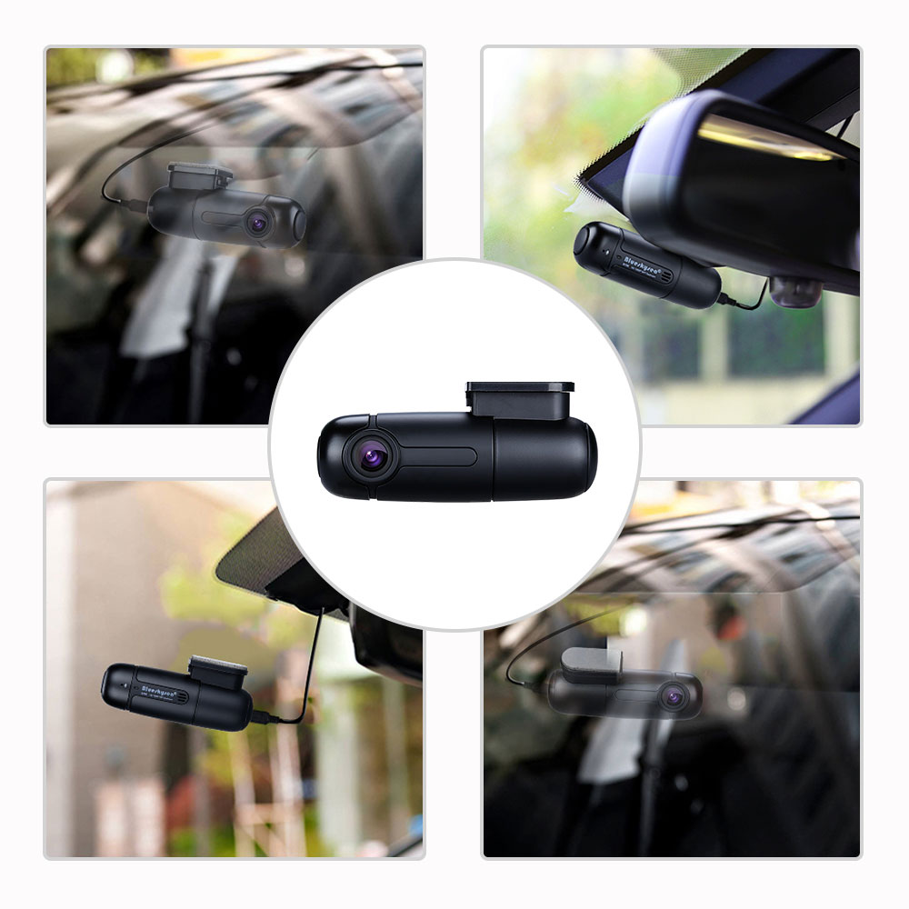 Blueskysea B1W WiFi Dash Cam 1080P Mini HD G-Sensor 360°Rotate Video  +Hardwire.