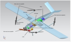 HW-V210A Híbrido vertical decolagem e pouso com asa fixa UAV