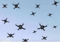 Link de dados do Enxame de Drones Militares