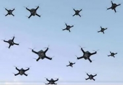 Military Drone Swarm Data link