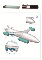 Simulação de serviço de drone de destino de características de espalhamento ou radiação