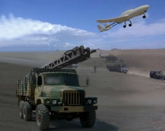 QHL-60 UAV Pneumatic Catapult Launcher