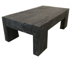 reclaimed boat wood coffee table