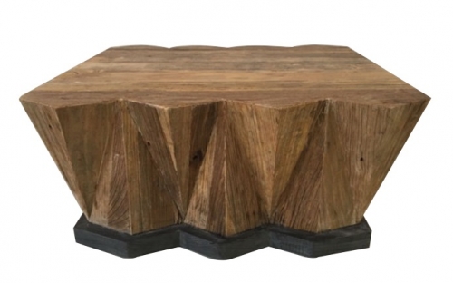 Reclaimed elm Wood Coffee Table