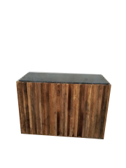 bluestone ,bleached pine console table