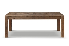 RUSTIC RAW WOOD DINING TABLE