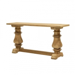Elm Wood French Farmhouse Chic Console Table / Hall Table