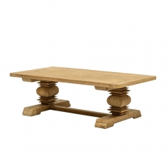 Elm Wood French Farmhouse Chic Coffee Table
