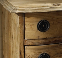 Salvaged Wood End Table with Drawers