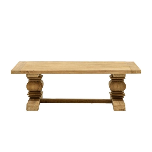 Elm Wood French Farmhouse Chic Coffee Table