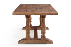 BALUSTER WOODEN DINING TABLE