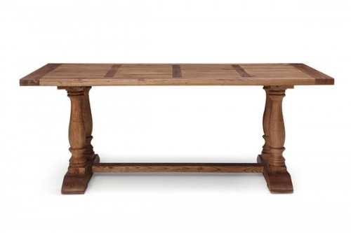 BALUSTER WOODEN DINING TABLE