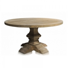 Table Ronde Bois Brut 180cm