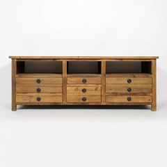 AuthentiQ large model TV unit with drawers and hatches