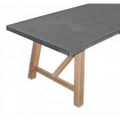 Zinc Top 4-Leg Dining Table