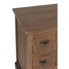 Chest of 18 Drawers Weekly Wooden Chest 49x85x160cm