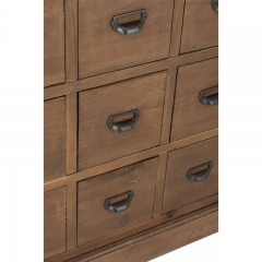 Chest of 18 Drawers Weekly Wooden Chest 49x85x160cm