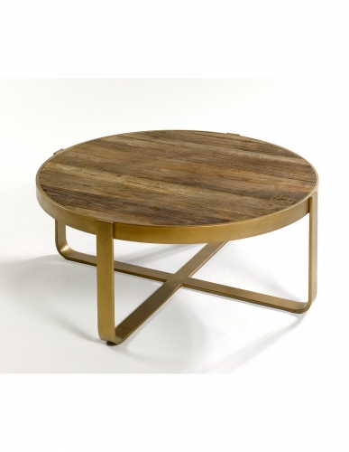 GOLDEN CENTER TABLE AND ELM