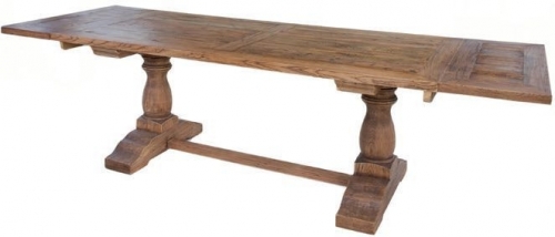 Reclaimed Elm Refectory Extending Dining Table