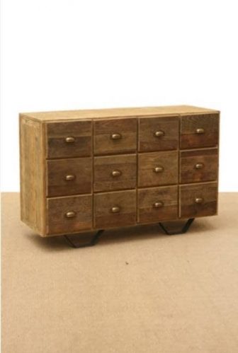 ALMA CHEST OF 12 DRAWERS IN ELM