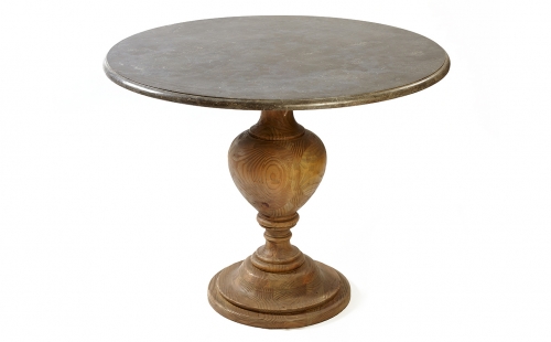 vintage round dining table