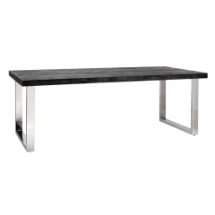 Dining table Blackbone silver 180cm