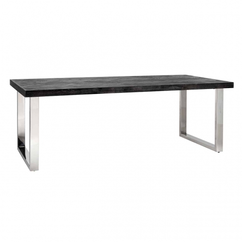 Dining table Blackbone silver 180cm