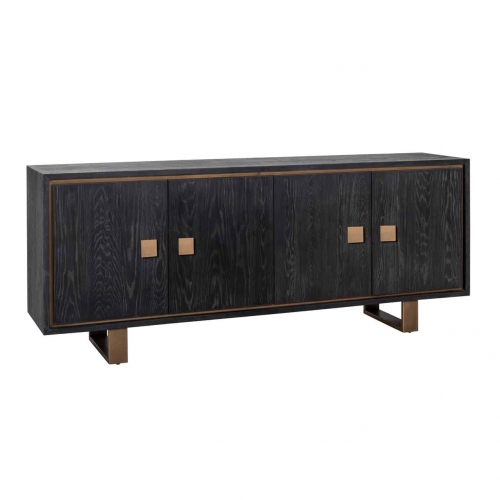 Sideboard 4-doors (Brushed Gold)