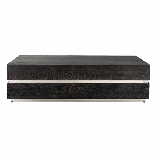 Coffee table Blackbone silver 150x80cm