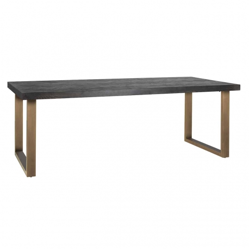 Dining table Brass 220cm (Black)