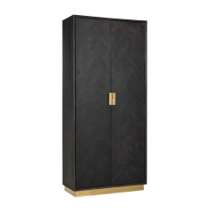 Wall cabinet gold 2-door high type