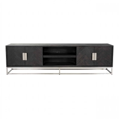 TV sideboard Blackbone silver 4-doors 220cm